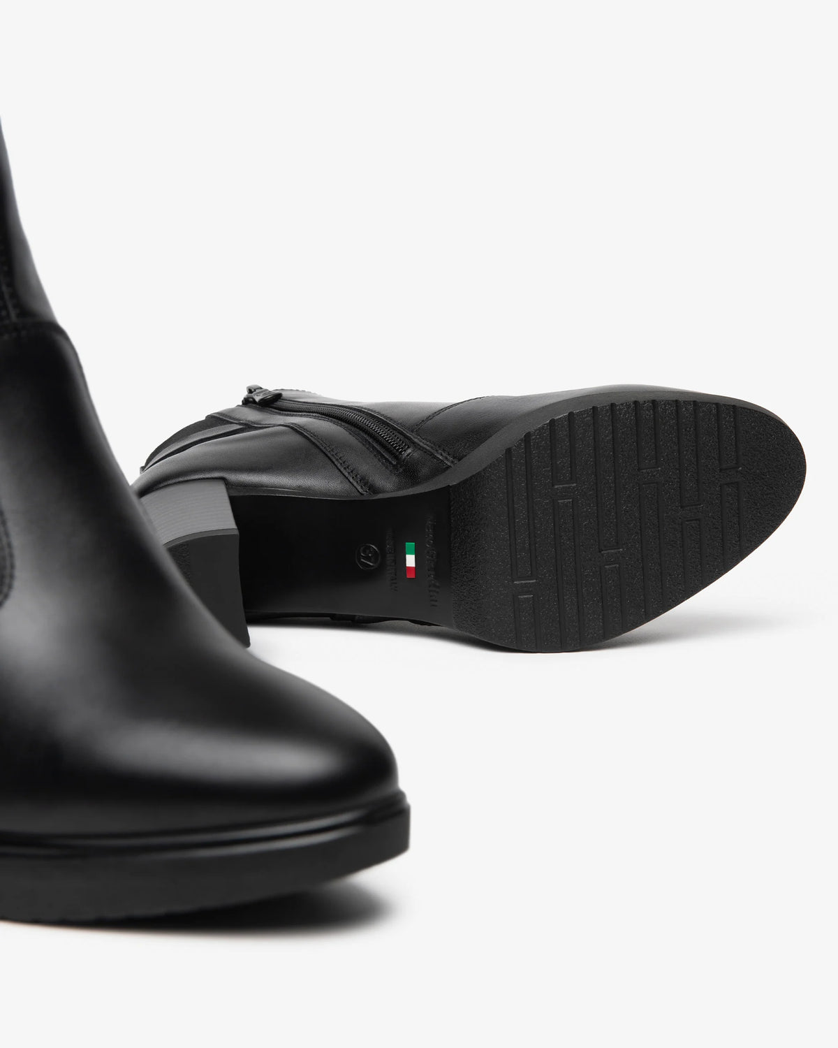 Nero Giardini I617260D Stivaletti da donna in pelle e tessuto