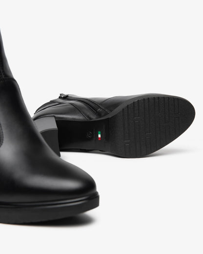 Nero Giardini I617260D Stivaletti da donna in pelle e tessuto