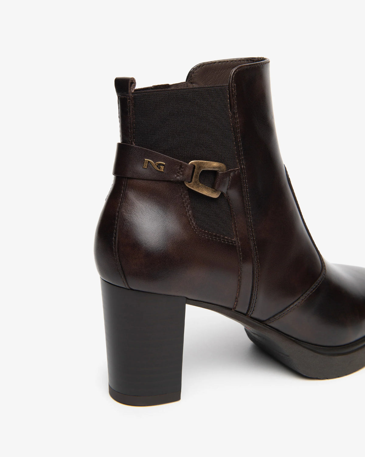 Nero Giardini I617261D Stivaletti da donna in pelle e tessuto