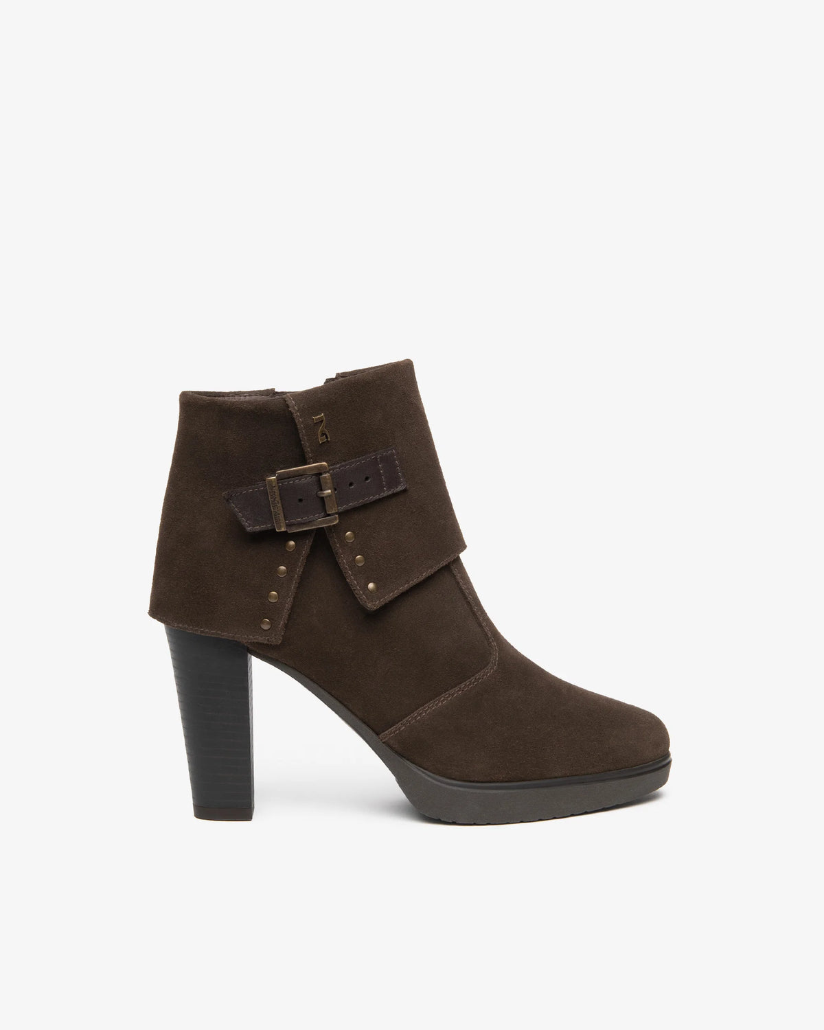 Nero Giardini I617274D Stivaletti da donna in pelle scamosciata e pelle