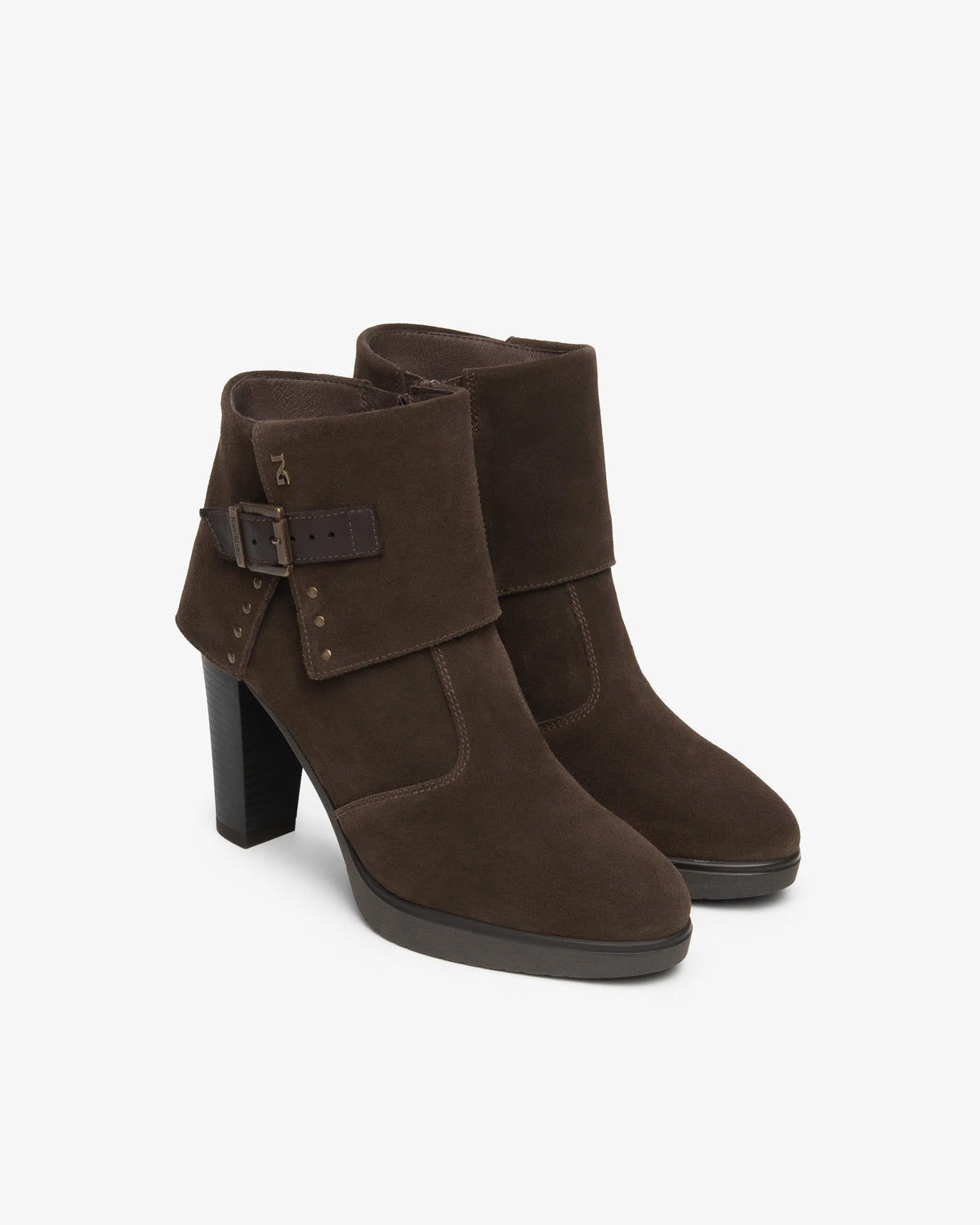 Nero Giardini I617274D Stivaletti da donna in pelle scamosciata e pelle