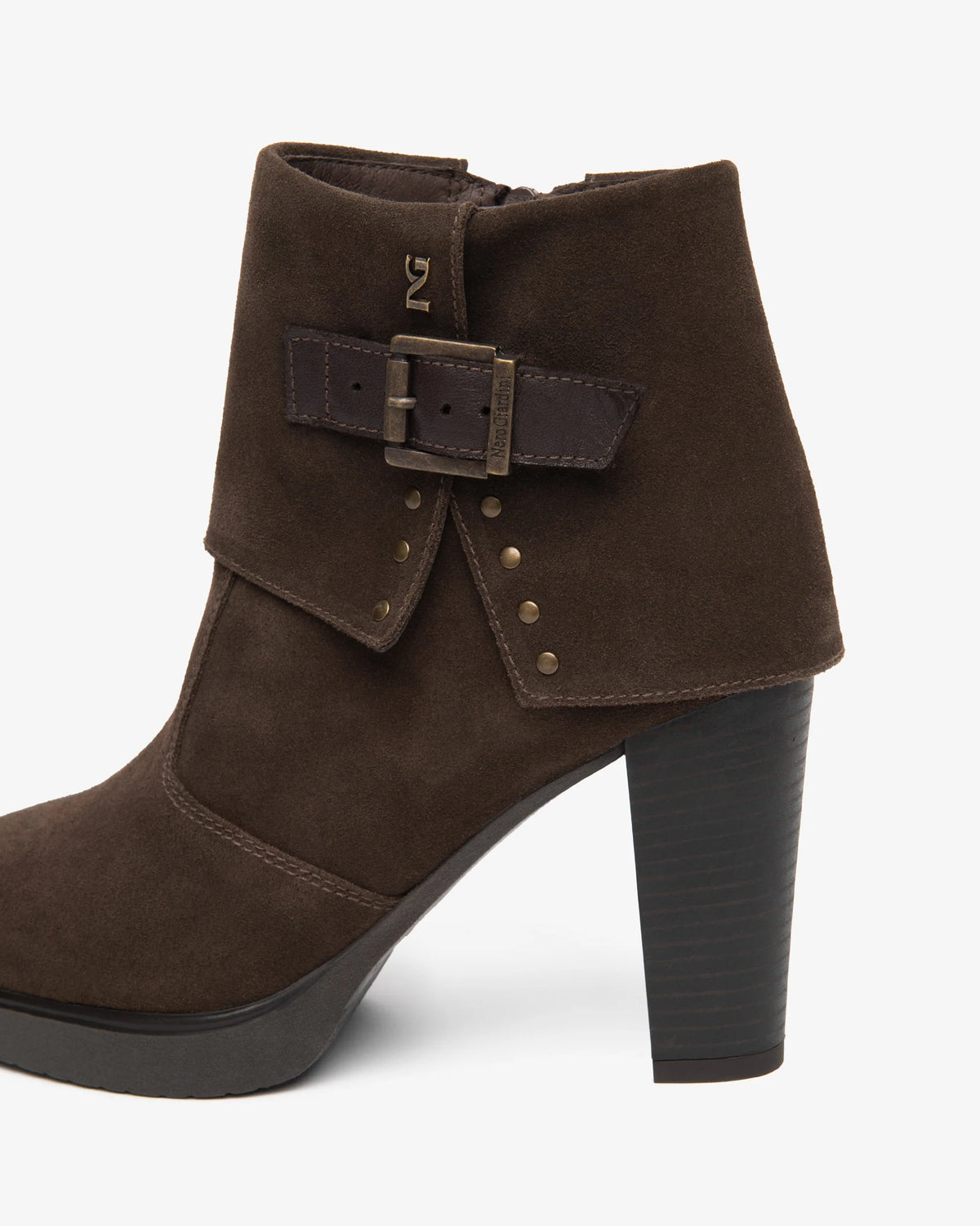 Nero Giardini I617274D Stivaletti da donna in pelle scamosciata e pelle