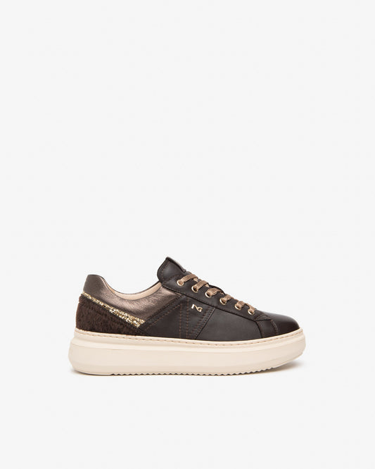 Nero Giardini I617430D Sneakers Donna in Pelle e Materiale Tecnico
