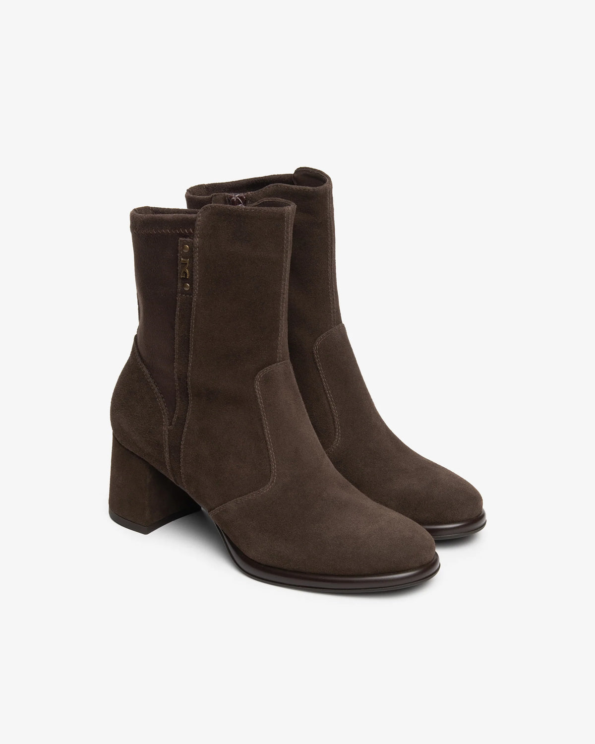 Nero Giardini I617693D Stivaletti da donna in pelle scamosciata e materiale tecnico