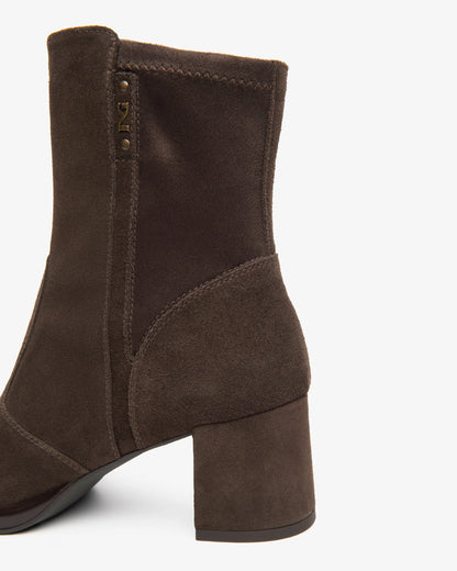 Nero Giardini I617693D Stivaletti da donna in pelle scamosciata e materiale tecnico