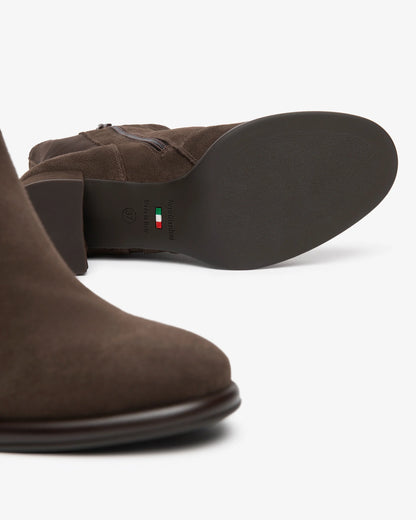 Nero Giardini I617693D Stivaletti da donna in pelle scamosciata e materiale tecnico