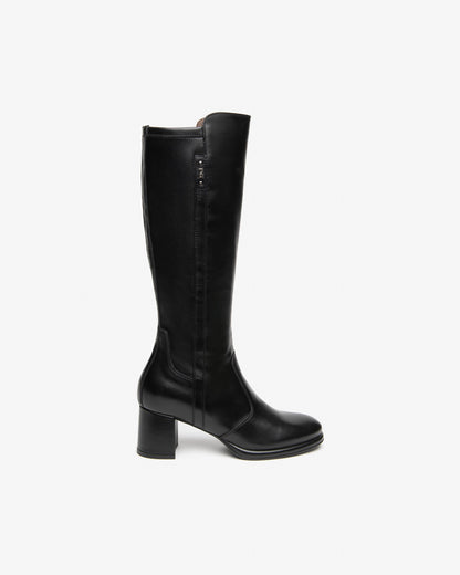 Nero Giardini I617697D Stivali da donna in pelle e tessuto tecnico