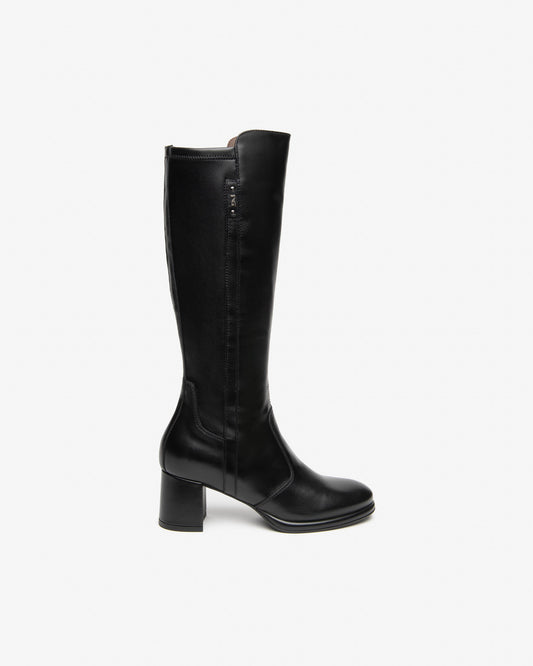 Nero Giardini I617697D Stivali da donna in pelle e tessuto tecnico