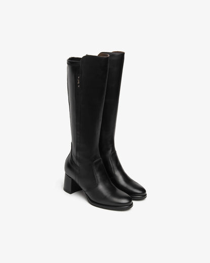 Nero Giardini I617697D Stivali da donna in pelle e tessuto tecnico