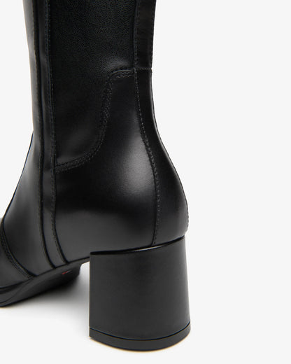 Nero Giardini I617697D Stivali da donna in pelle e tessuto tecnico