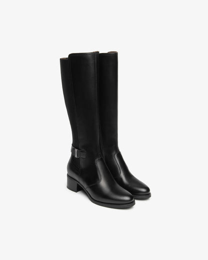 Nero Giardini I617900D Stivali da donna in pelle e tessuto