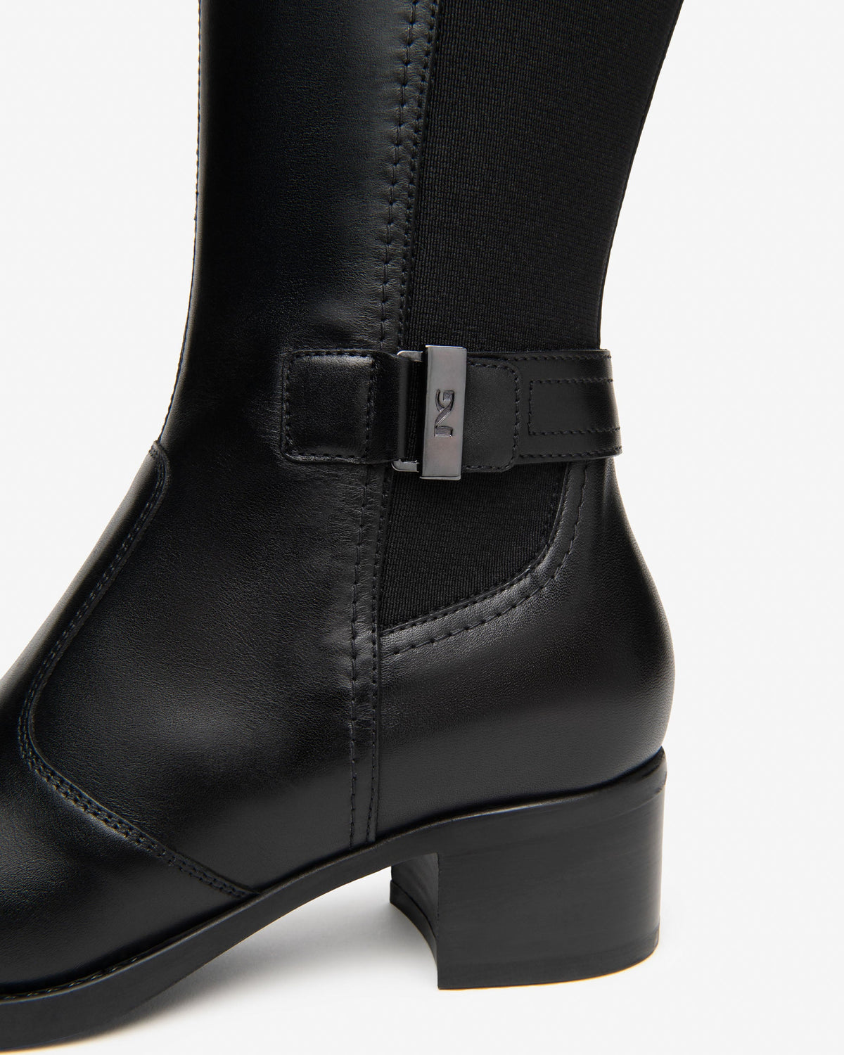 Nero Giardini I617900D Stivali da donna in pelle e tessuto