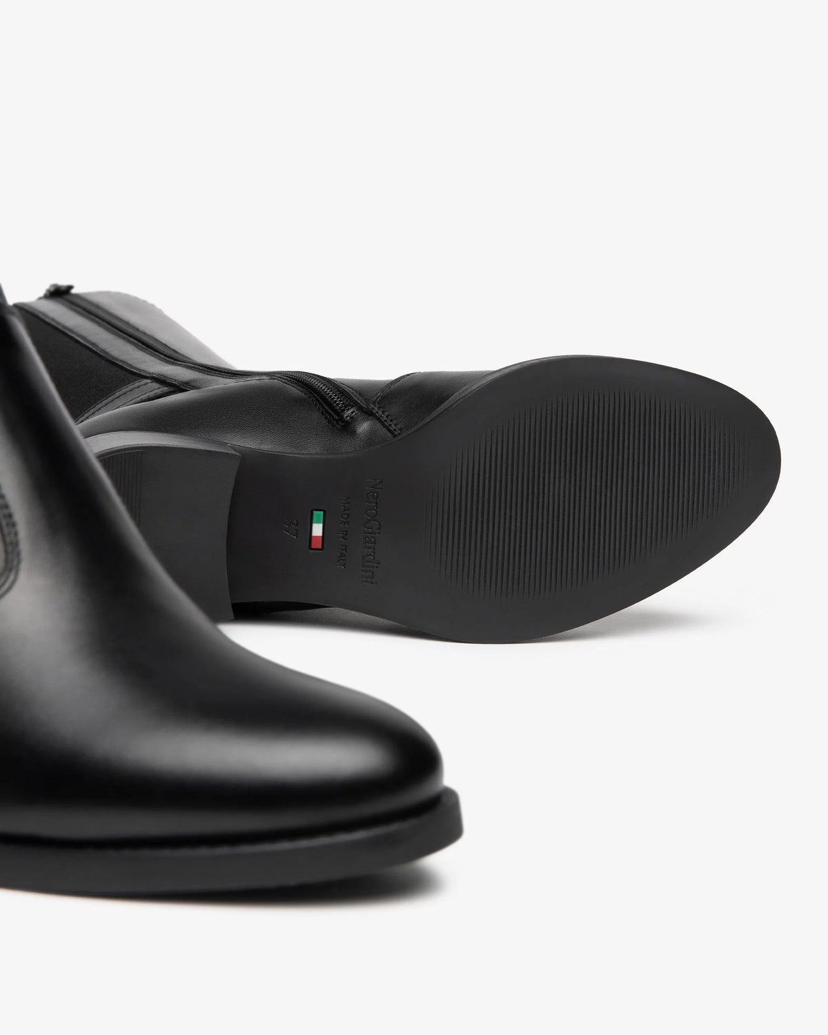 Nero Giardini I617900D Stivali da donna in pelle e tessuto