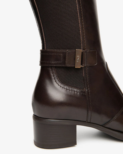 Nero Giardini I617901D Stivali da donna in pelle e tessuto