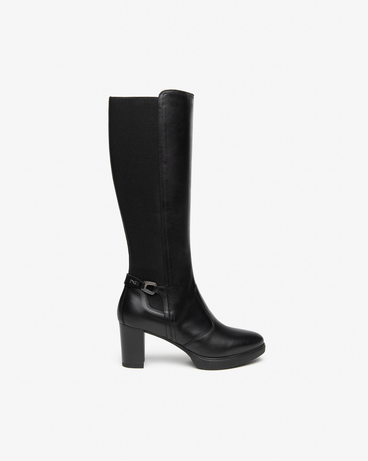 Nero Giardini I617940D Stivali da donna in pelle e tessuto