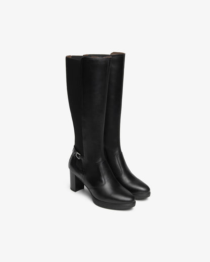 Nero Giardini I617940D Stivali da donna in pelle e tessuto