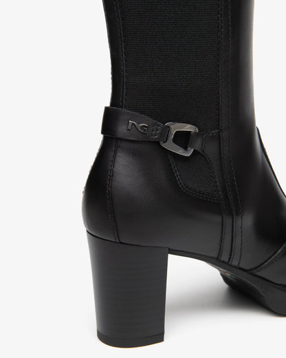Nero Giardini I617940D Stivali da donna in pelle e tessuto