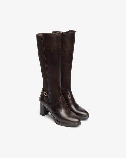 Nero Giardini I617941D Stivali da donna in pelle e tessuto
