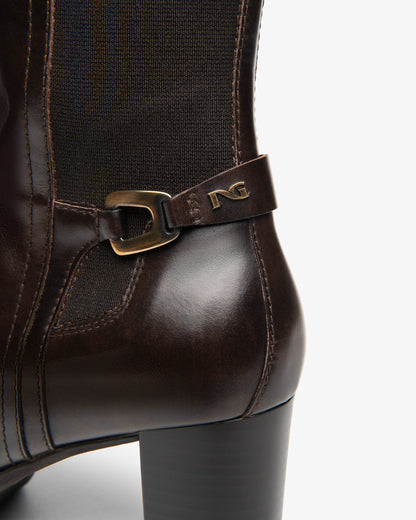 Nero Giardini I617941D Stivali da donna in pelle e tessuto