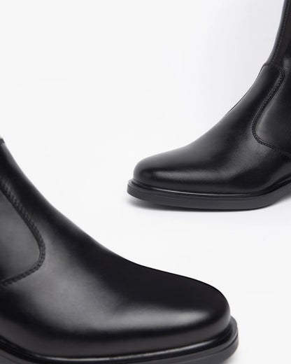 Nero Giardini I617969D Stivali da donna in pelle e tessuto tecnico