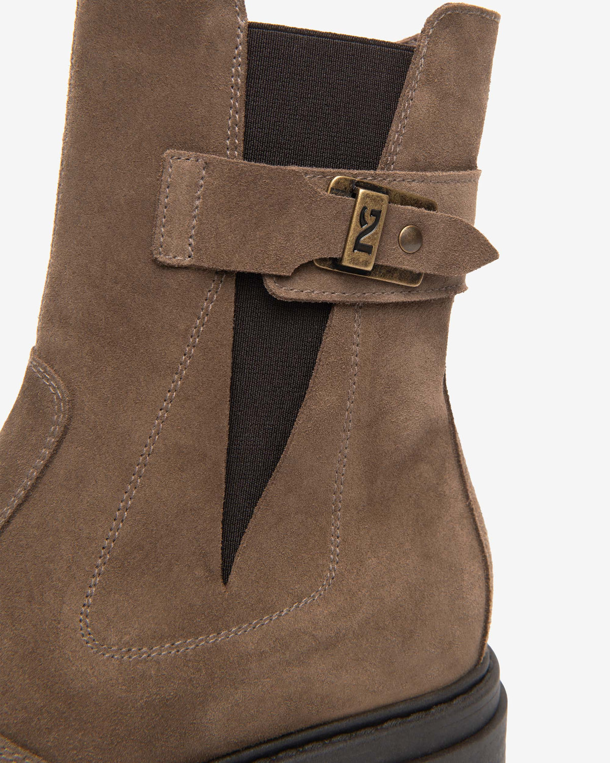 Nero Giardini I618021D Stivaletti Chelsea da donna in camoscio