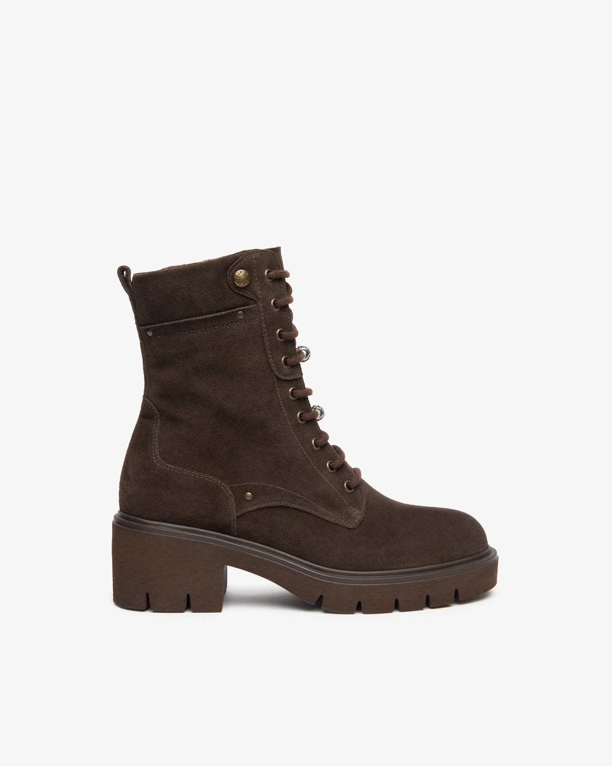 Nero Giardini I618051D Anfibi donna in pelle scamosciata