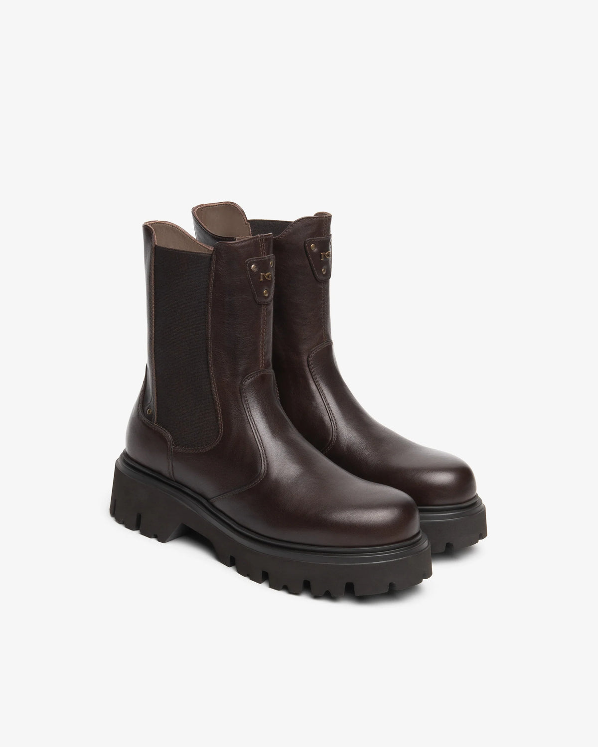 Nero Giardini I618061D Stivaletti Chelsea da donna in pelle