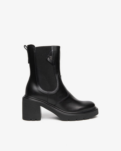 Nero Giardini I618080D Stivali Chelsea da donna in pelle
