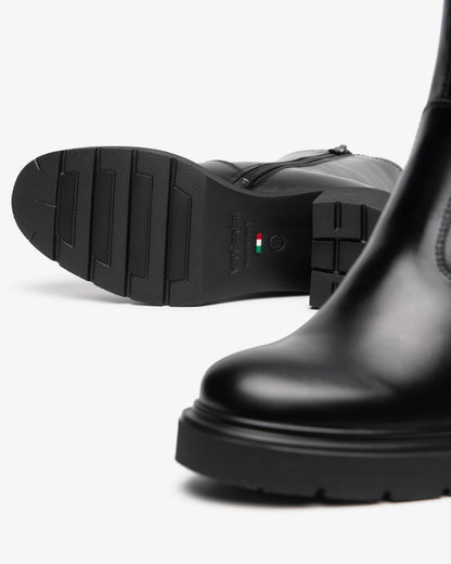 Nero Giardini I618080D Stivali Chelsea da donna in pelle