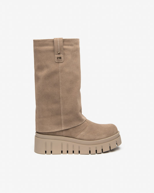 Nero Giardini I618106D Stivali da donna in camoscio