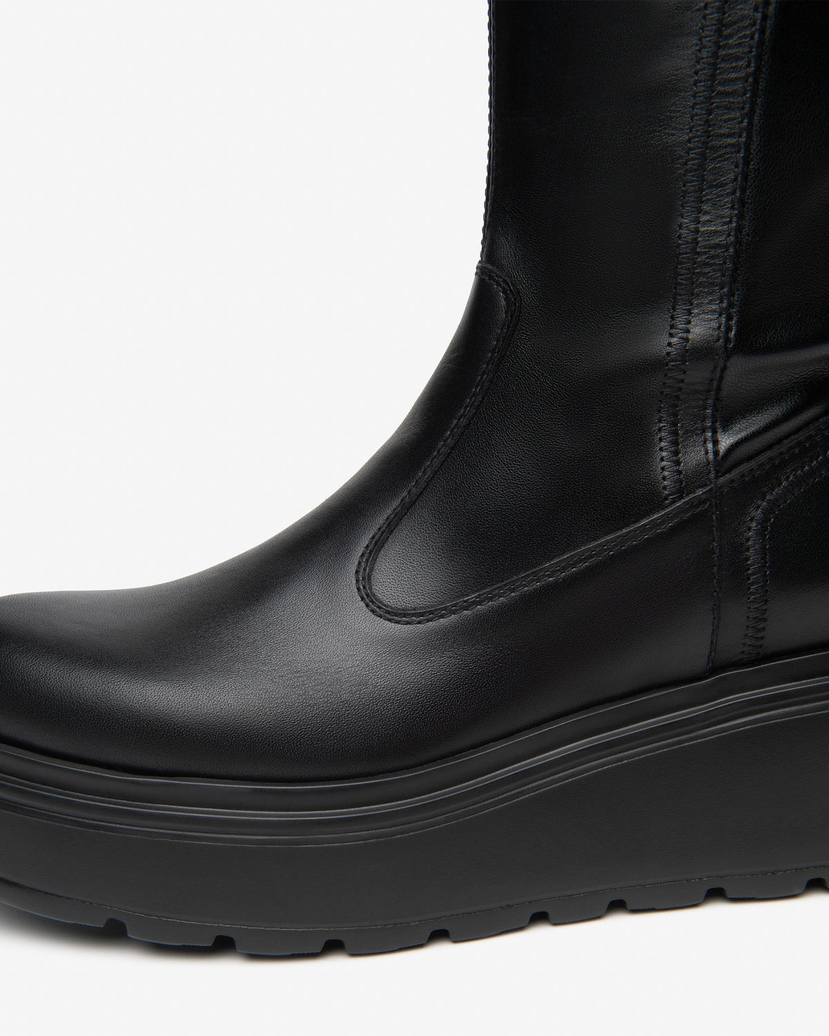 Nero Giardini I618113D Stivali da donna in pelle e tessuto tecnico