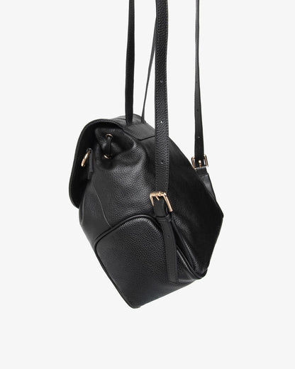 Nero Giardini I644353D Zaino da donna in pelle e materiale tecnico