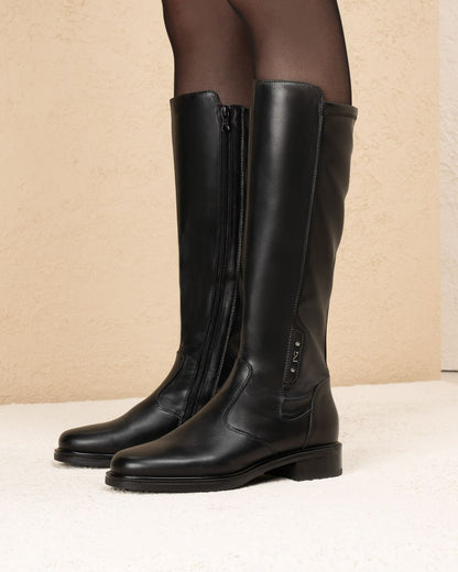 Nero Giardini I308812D Stivali Donna in Pelle e Materiale Tecnico