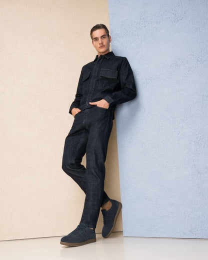 Nero Giardini I500890U Sneakers Uomo in Camoscio