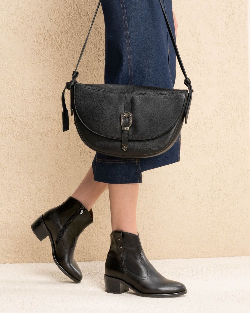 Nero Giardini I513903D Stivaletti Donna in Pelle