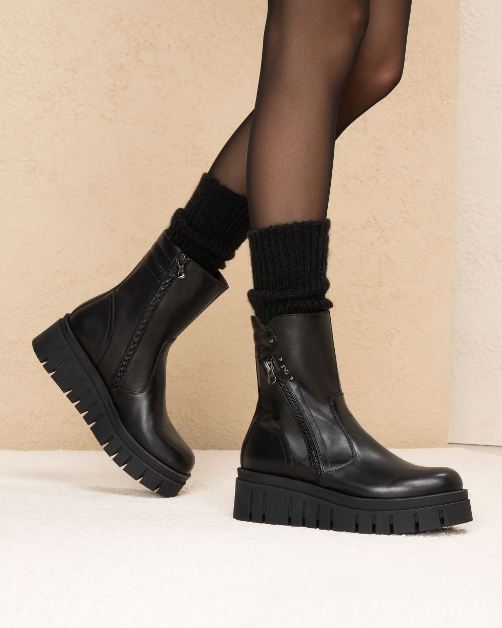 Nero Giardini I514913D Stivaletti Donna in Pelle