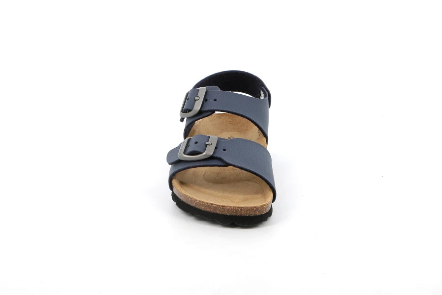 Grunland SB0901 LUCE sandalo in sughero con doppia fibbia da bambino