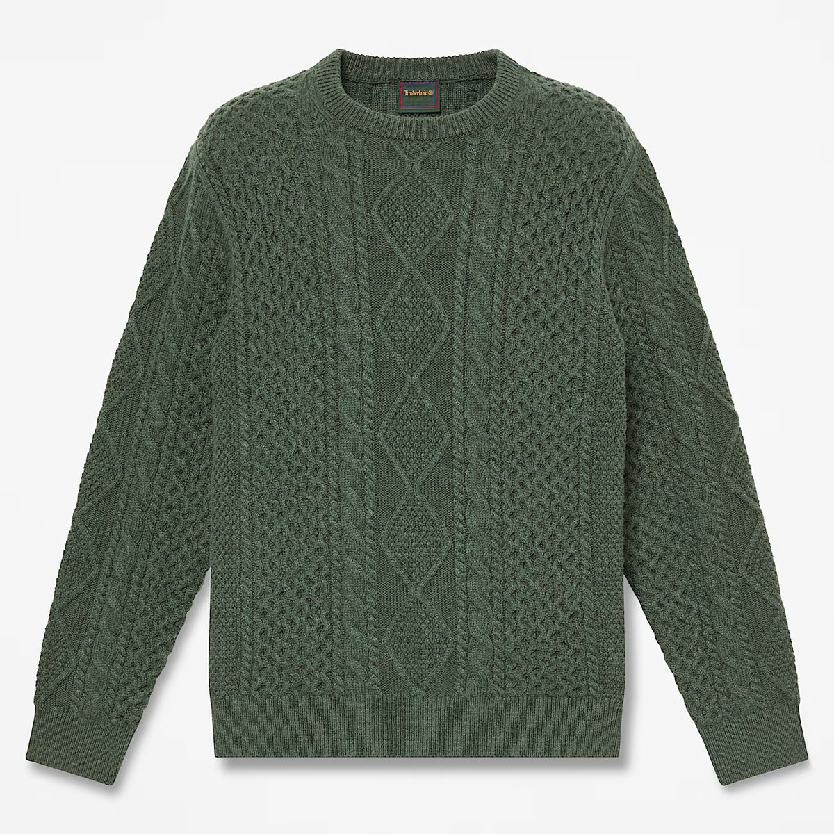 Timberland 0YHD4 Maglione Girocollo in Maglia a Trecce Phillips Brook da Uomo