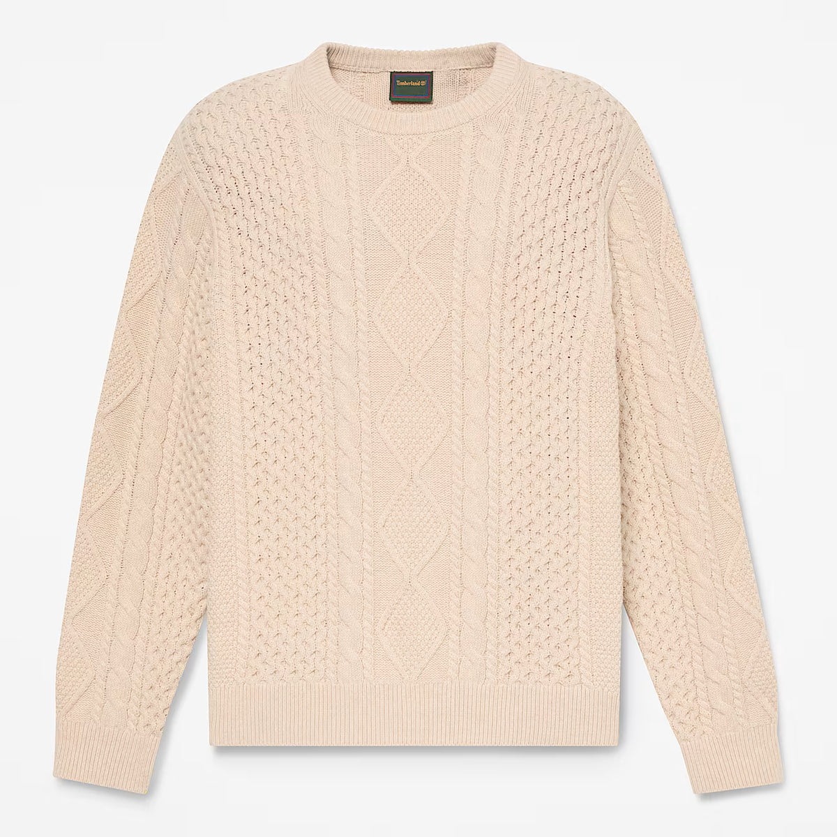 Timberland 0YHD4 Maglione Girocollo in Maglia a Trecce Phillips Brook da Uomo