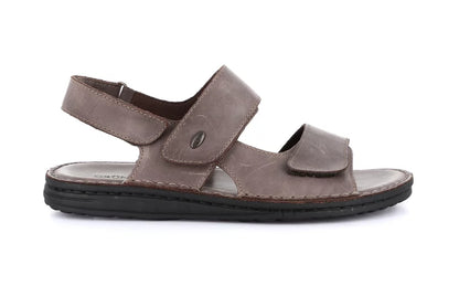 Grunland SA1954 Sandalo doppia fascia in pelle | LAPO
