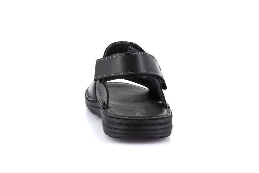 Grunland SA1954 Sandalo doppia fascia in pelle | LAPO