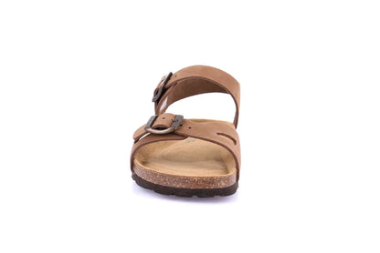 Grunland SB6371 Sandalo in nabuk con cinturino | SARA