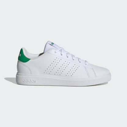 Adidas ID3889 Scarpe Advantage Base 2.0 Junior Cloud White / Cloud White / Green