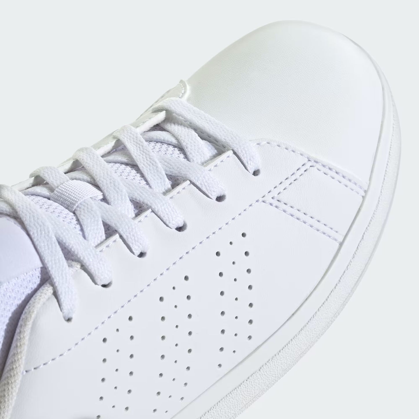 Adidas ID3889 Scarpe Advantage Base 2.0 Junior Cloud White / Cloud White / Green