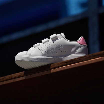 Adidas ID1305 Scarpe Advantage Base 2.0 Kids Cloud White / Bliss Pink / Core Black