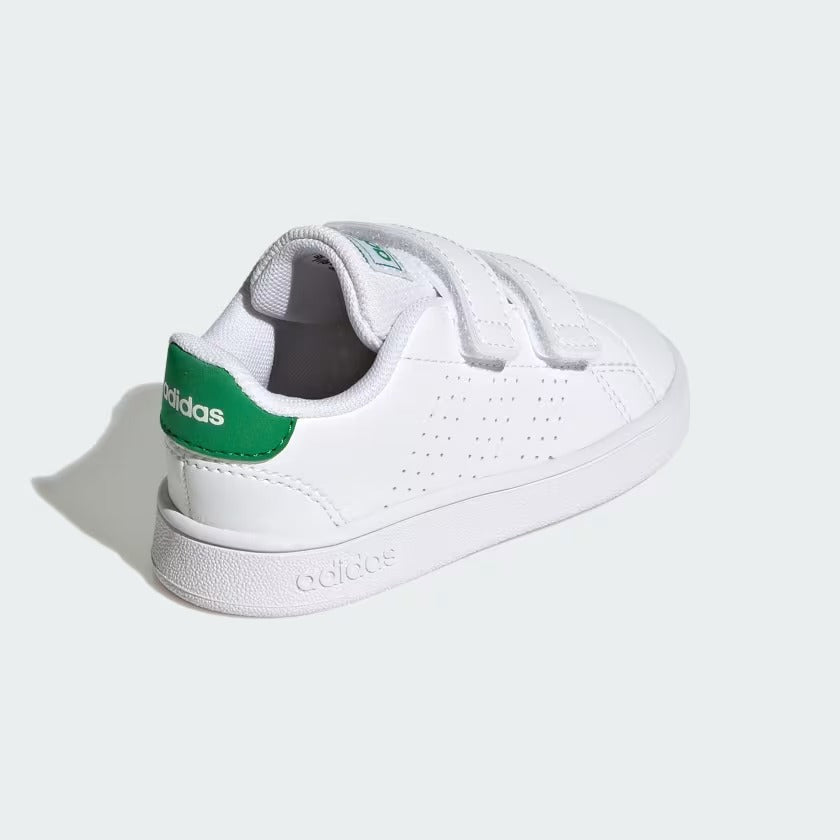 Adidas GW6500 Scarpe Advantage Lifestyle Court Due con chiusura a strappo Scarpe Advantage Lifestyle Court Due con chiusura a strappo