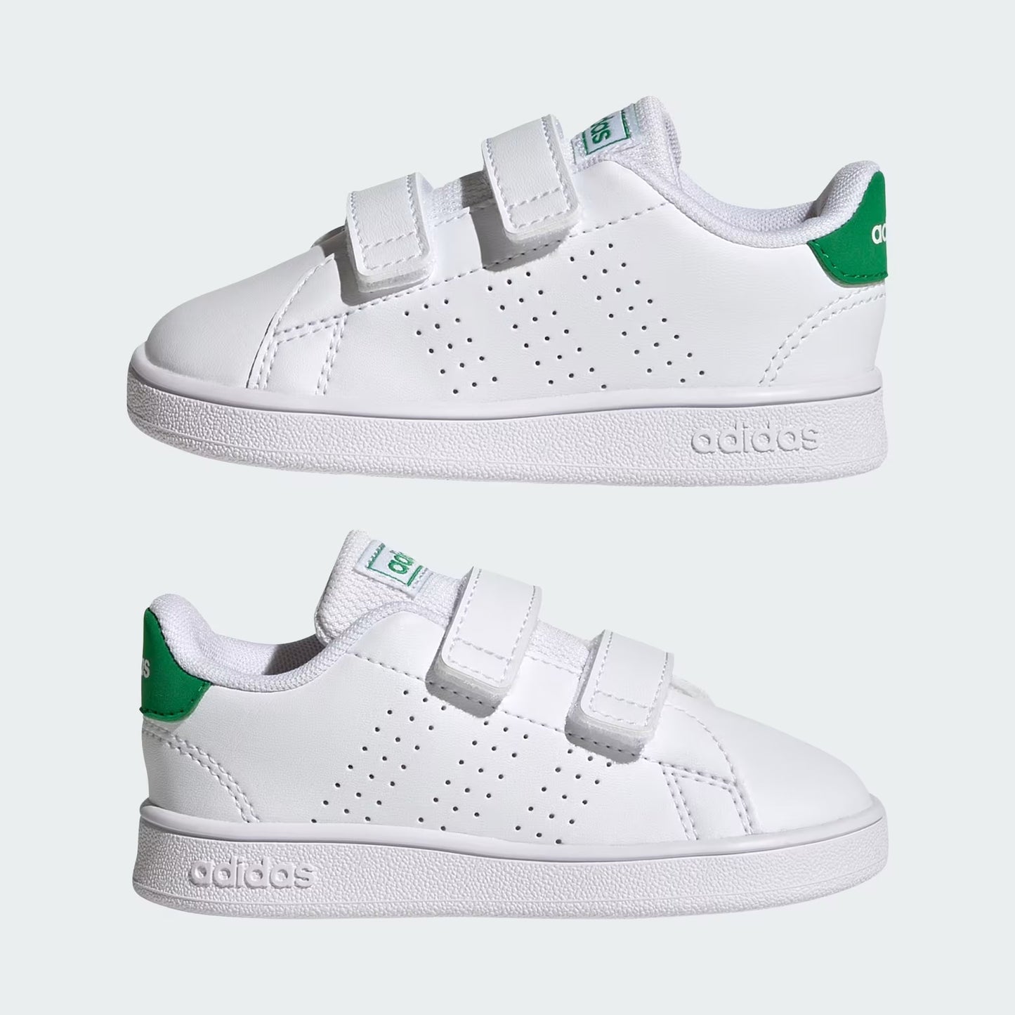 Adidas GW6500 Scarpe Advantage Lifestyle Court Due con chiusura a strappo Scarpe Advantage Lifestyle Court Due con chiusura a strappo