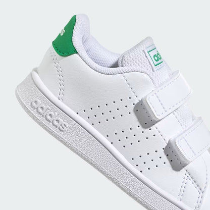 Adidas GW6500 Scarpe Advantage Lifestyle Court Due con chiusura a strappo Scarpe Advantage Lifestyle Court Due con chiusura a strappo