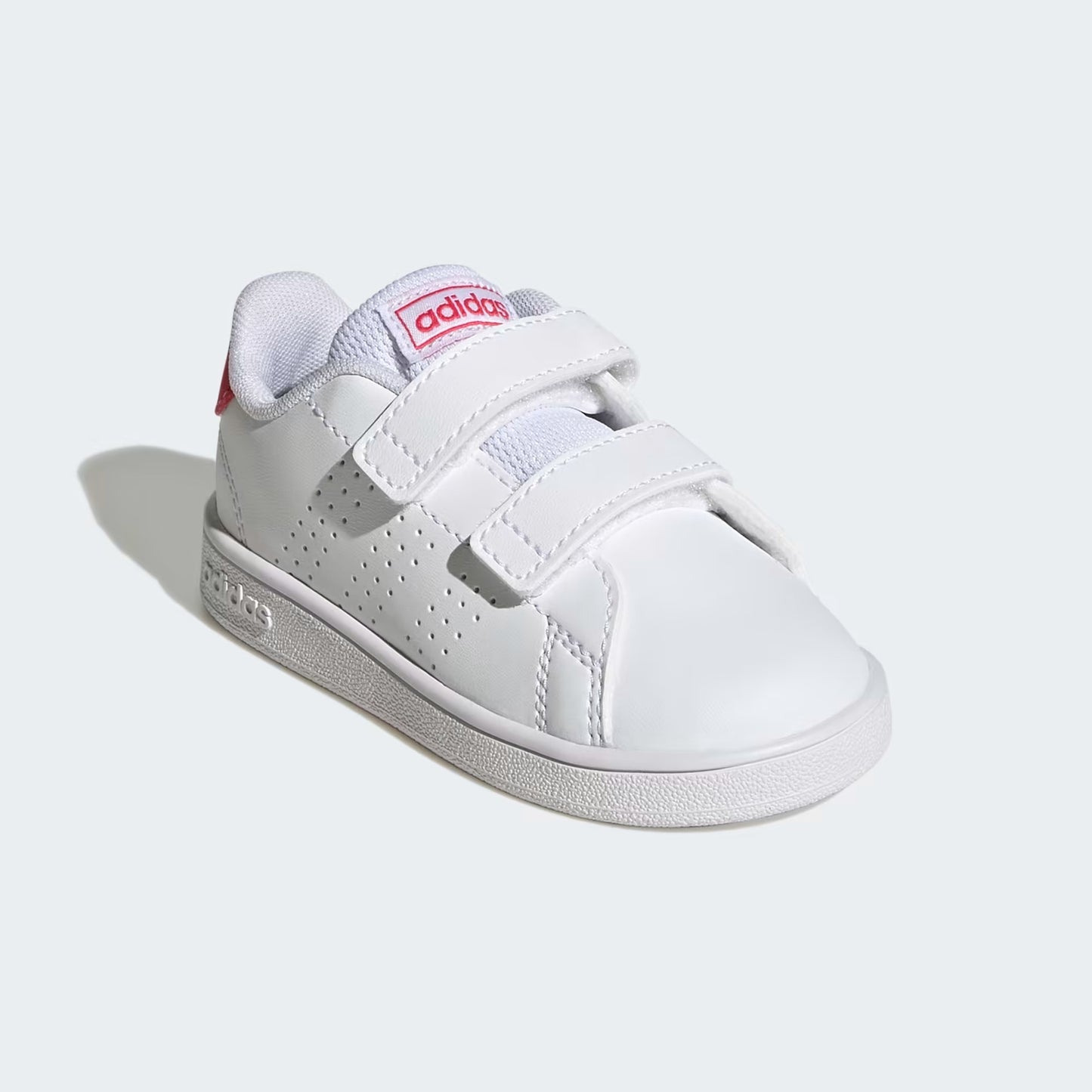 Adidas GW6501 Scarpe Advantage Lifestyle Court Due con chiusura a strappo Cloud White / Real Pink / Core Black