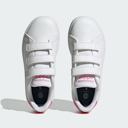 IG2521 Adidas advantage lifestyle court hook-and-loop Cloud White / Pulse Magenta / Wonder Quartz